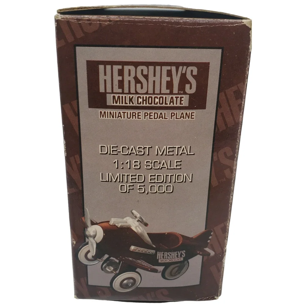 Hershey's Miniature Pedal Plane Collector's Limited Edition 1:18 Die-Cast NIB